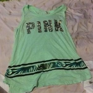 MINT GREEN PINK TANK